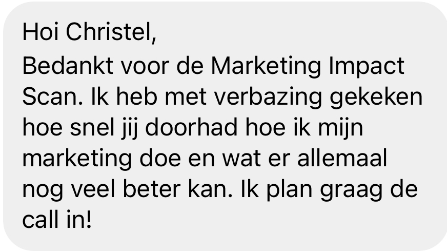 Review Markting Impact Scan